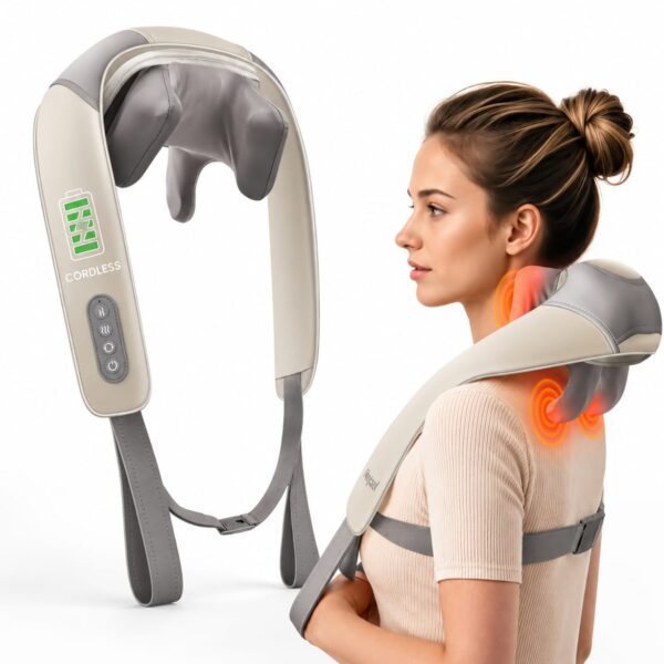 Relax Neck Massager - Gentle Heat Function Rechargeable